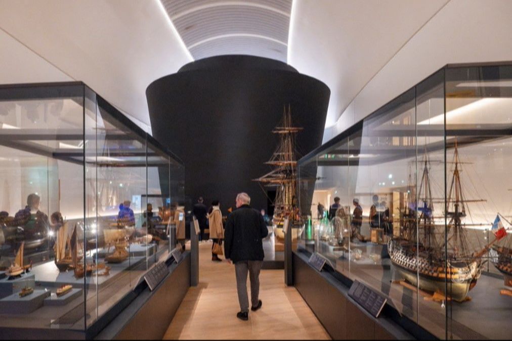 Exposition de navires au Musée de la Marine à Paris 